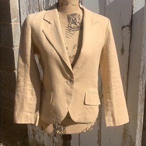 ⭐️Gibson tan linen blazer. Excellent condition. ⭐️